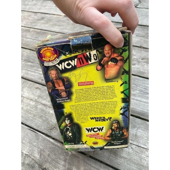 New WCW NWO Big Boys Collectible Figures Goldberg Bobble Head 1999 - Picture 2 of 5